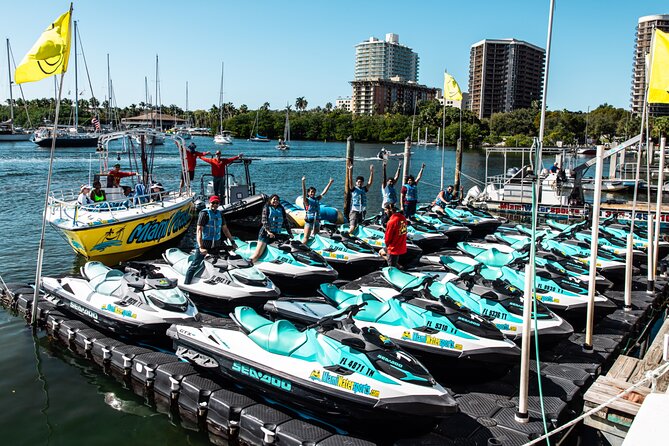 1hr Jet Ski with Miami Watersports (all Fees included) - Pier 9 Check-In: IDs, Paperwork, and Timing in Miami