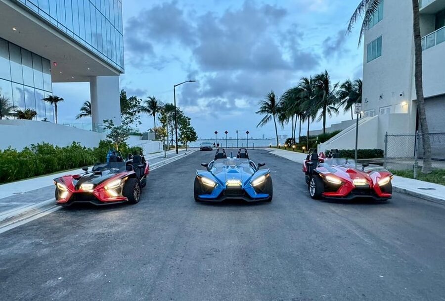 2 Hours Slingshot Rental Miami - We The Best !! - Slingshot 101: Why a Polaris Three-Wheeler Feels Different