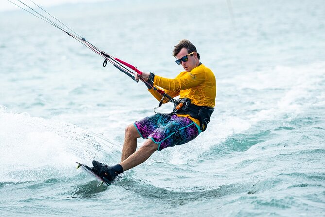 3 hour private Kiteboarding Lesson in Miami - Boat-to-training flow: the views are a bonus, not a distraction