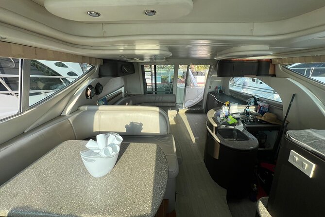 50ft Miller Blue | Miami Yacht Rental | 3 to 6 Hours | 13 Ppl - Stop 2: Miami Marine Stadium for waterfront views and events