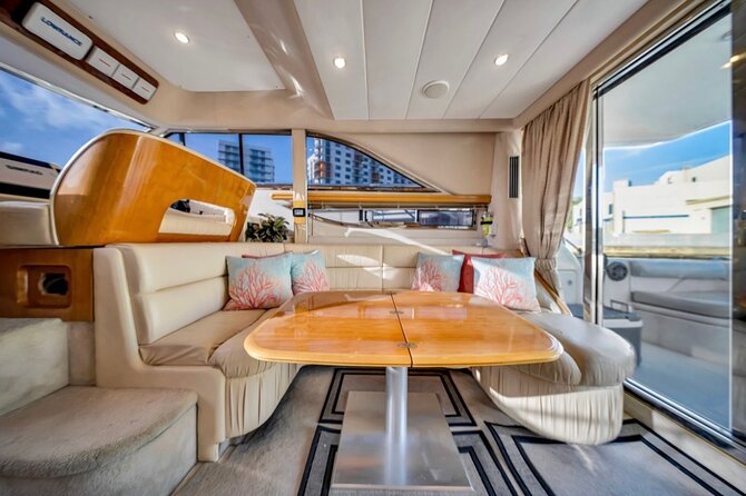 55ft + FREE HOUR Miami Yacht Rental 3 to 6 Hours 13 People - Stop 1: Miami River Cruise for a Quick Skyline Fix