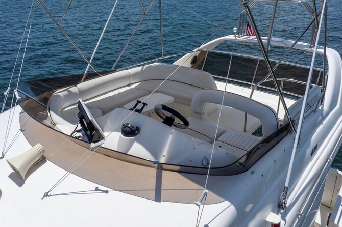 55ft + FREE HOUR Miami Yacht Rental 3 to 6 Hours 13 People - Price and On-Water Budget: $349 Booking Plus What You Pay the Crew