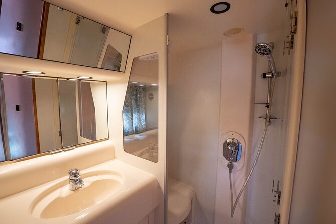 70ft + Free Hour | Miami Yacht Rental | 3 to 8 Hours | 13 ppl - Passing the Brickell Avenue Bridge for skyline timing