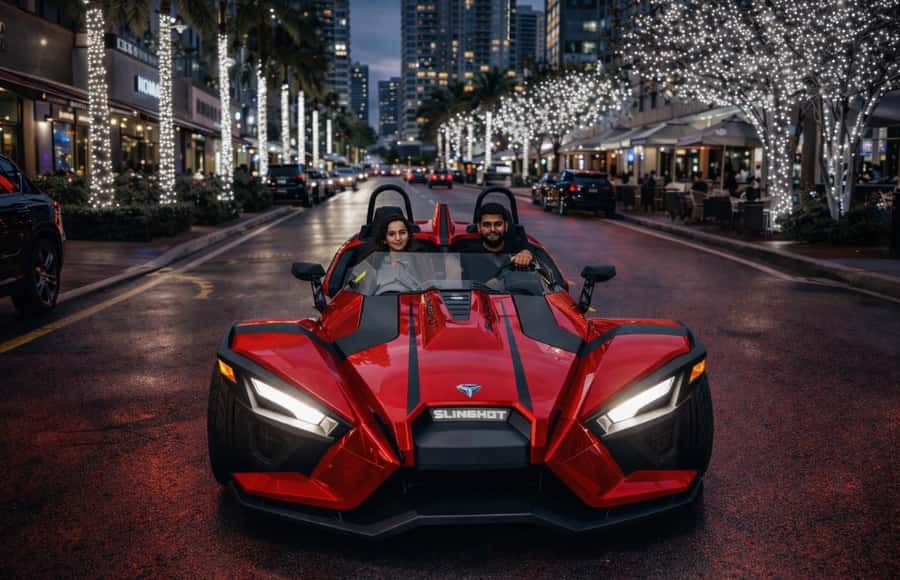 Affordable Polaris Slingshot - Hourly Rentals Available - Free Delivery Around Miami: Where the Ride Starts