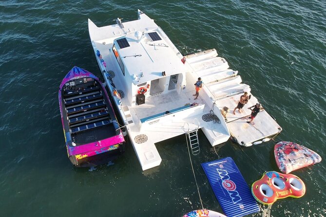 Aquatic Adventure: Boat Tour with Jetskis, Tubing, and Open Bar - The party platform: where the open bar vibe actually shows up