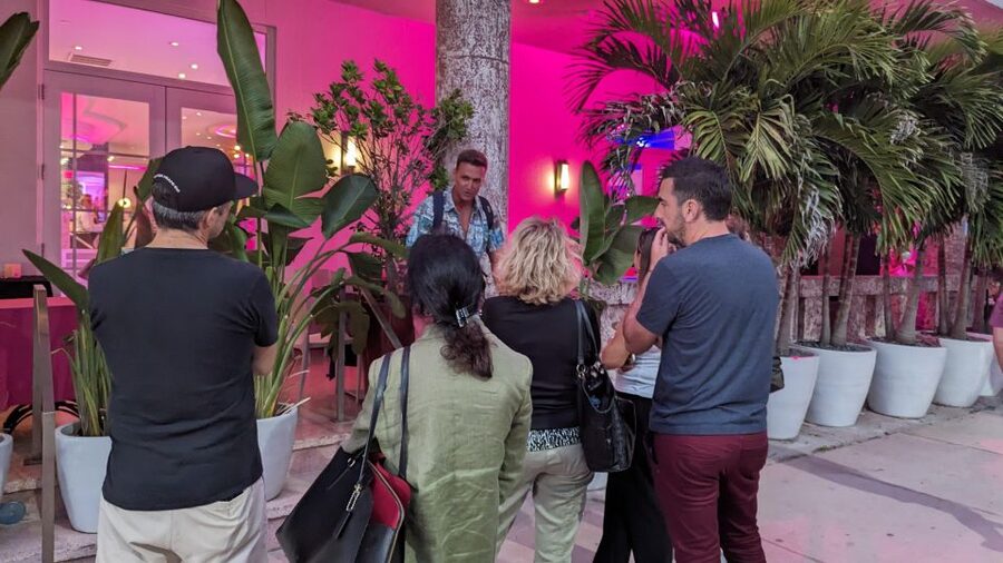 Award-winning Art Deco & Neon Lights Walking Tour - Starting at The Betsy Hotel: the point of view right away