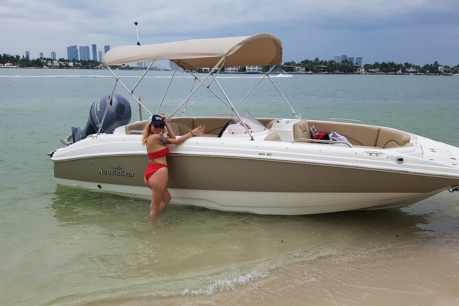 Best Miami self-driving boat rental! - Swimming stops that turn a cruise into a day plan