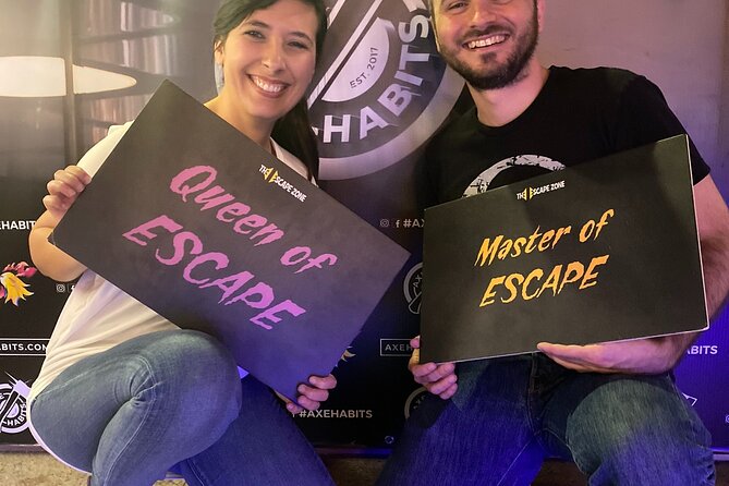 Bundle: 1-Hour Axe Throwing + Escape Room - Private Axe Throwing: Safety First, Then the Fun Hits