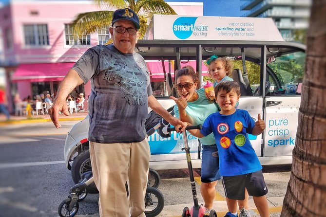 Discover South Beach Golf Cart Tour - South Pointe Park stops and the photo-friendly pacing