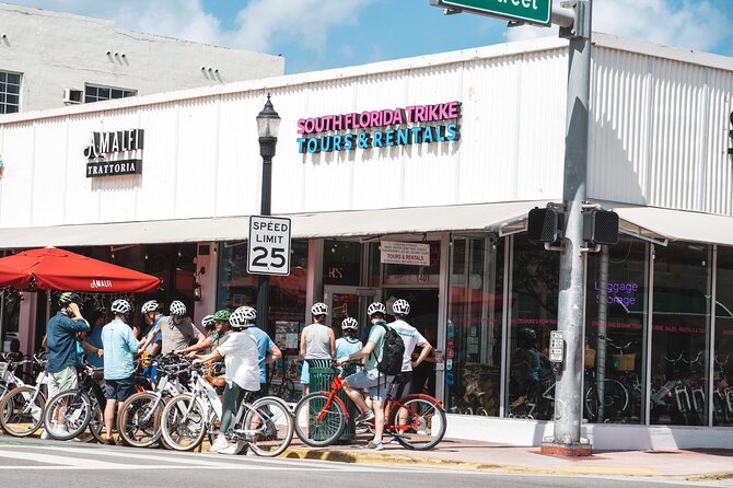 Electric Bike Tour in South Beach - MacArthur Causeway marina promenade: yachts, ships, and Biscayne Bay