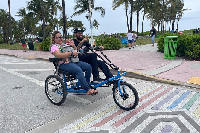 Electric Side By Side Bike Rentals - South Pointe Park & Pier: your first calm moment by the water