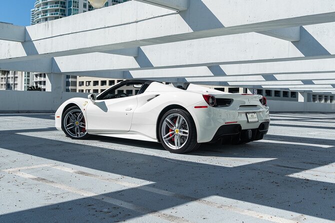 Ferrari 488 Spider - Supercar Driving Experience Tour in Miami, FL - Meeting on Collins Ave and the Private Route Idea