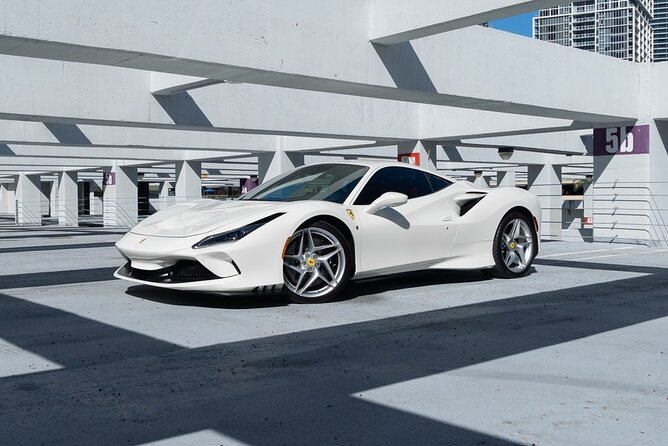 Ferrari F8 Tributo - Supercar Driving Experience Tour in Miami, FL - Taking the wheel on Collins Ave: what the Miami Beach start is like