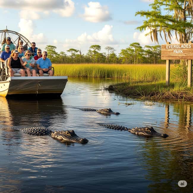 From Miami Beach: Everglades Airboat & Gator Spotting Tour - On the airboat: wind, speed, and ranger talk
