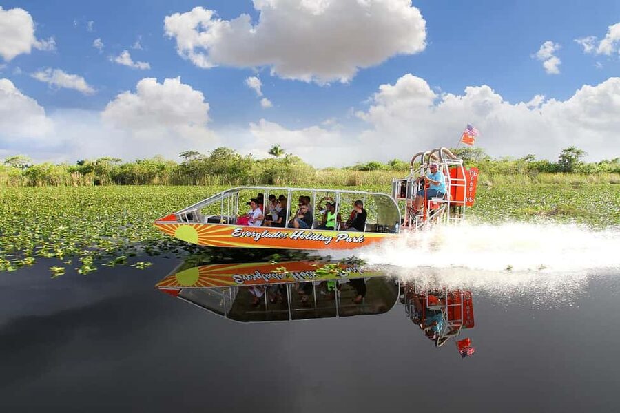 From Miami: Everglades, Wildlife Show, & Hop-on Hop-off Tour - Everglades Holiday Park: plants, wildlife, and a guided airboat ride