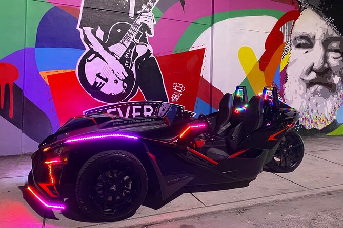 Full 24 hour Slingshot Rental - Your 24 Hours in a Two-Seater Slingshot on Miami Streets