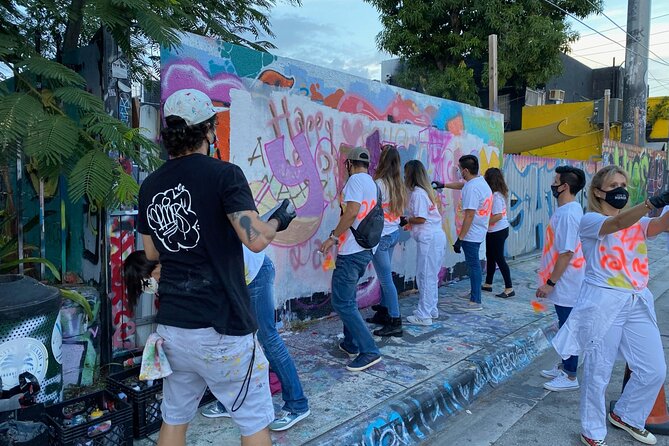 Graffiti Master Class - Wynwood - From the meeting point to Wynwood’s walls on a golf cart