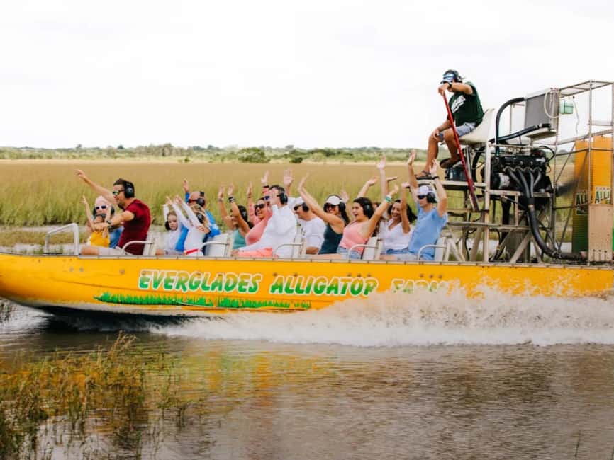 Homestead: Everglades Alligator Farm Entry and Airboat Ride - Airboat and alligator farm in a single 2-hour block