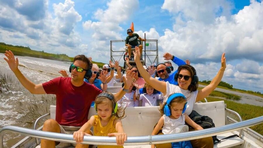 Homestead: Everglades Alligator Farm Entry and Airboat Ride - The airboat ride: what the wet, high-speed part feels like