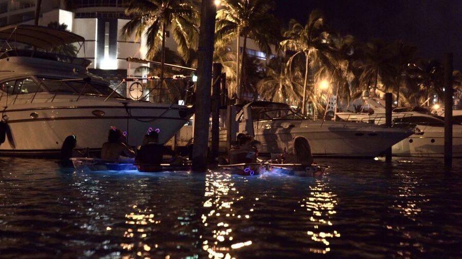 Lighted Clear Kayaks at Night w/ Champagne in Miami Beach - Key Things You’ll Notice on This Night Kayak Tour