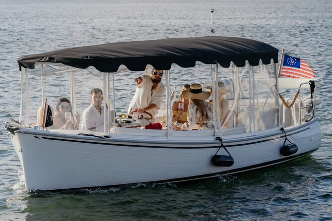 Luxury Shared Miami River E-Boat Cruise with Wine and Charcuterie - Wine and charcuterie: included, but manage your expectations