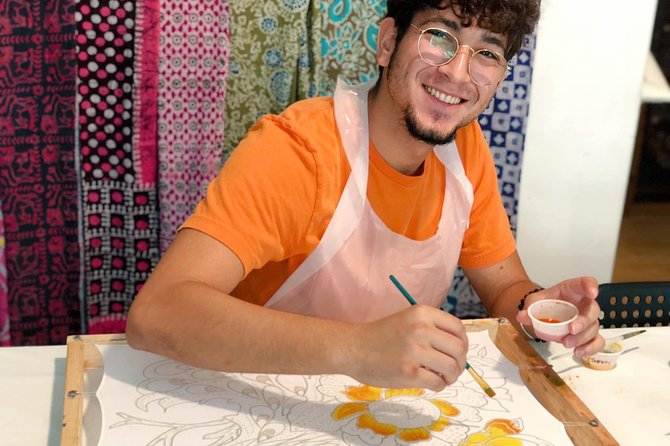 Make and Paint a Malaysian Batik Scarf in Aventura, Florida - Finishing touches: wax removal, pickup, or shipping home