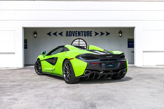 McLaren 570S Spyder - Supercar Driving Experience Tour in Miami, FL - The drive itself: Miami Beach sights and causeway power