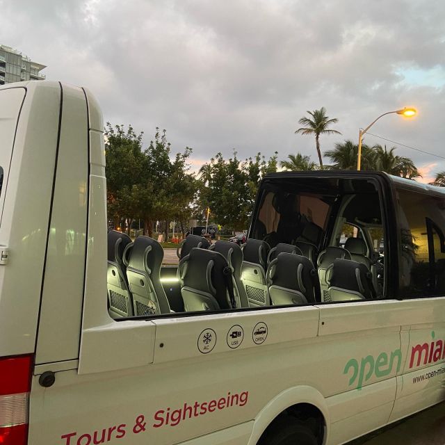 Miami: 2-Hour Guided Panoramic City Tour by Night - Meeting at the W Hotel and settling into the convertible bus