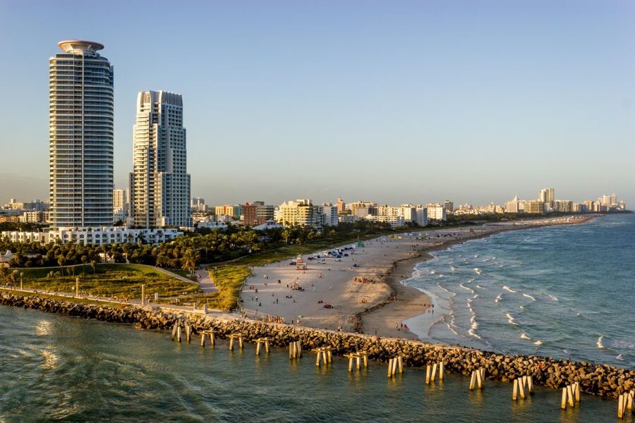 Miami: 30-Minute Helicopter Tour - Beach, Downtown & Islands - Port of Miami: Cruise Ships Look Like Models From the Air