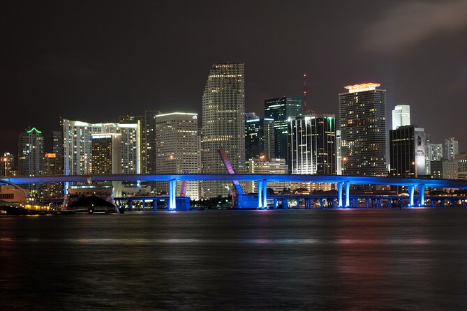 Miami: Adults Only Party Cruise with Two Drinks Included - The route: cranes, South Beach yachts, and a downtown skyline glow
