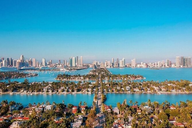 Miami Airplane Tour: South Beach, Islands, Downtown Skyline - Fisher Island, South Pointe Park, and the Coral Gables architecture