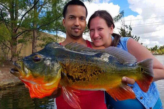 Miami Airport Lakes Peacock Bass Fishing Trip (1 to 4 ppl) - Stop 1: Miami waters on the Airport Lakes side