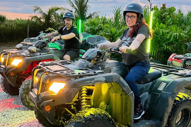 Miami (Bad A") Glow in the Dark ATV Riding Experience #1TOP Rated - Glow-in-the-Dark ATV in Redland: what the night ride feels like
