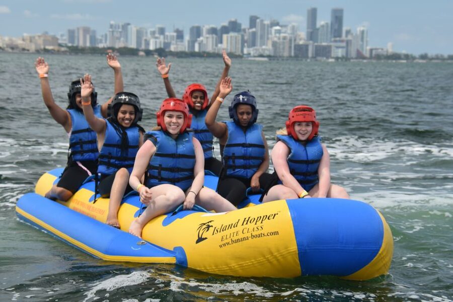 Miami: Banana Boat Ride - Boarding the Tube: How to Choose Your Spot