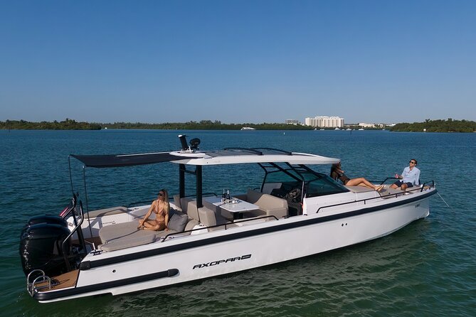 Miami Bay Discovery Private Yacht Cruise with Captain - Soundtrack Mode: Bluetooth Speakers and “Your Group, Your Vibe”