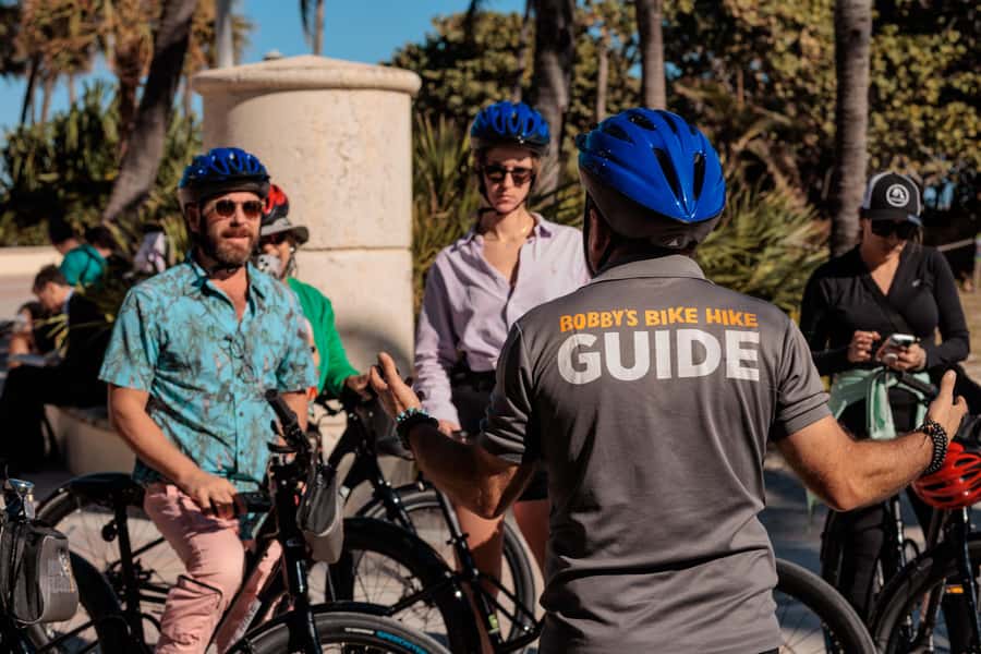 Miami Beach: Guided Bike Tour with Food Tasting (Adults) - Star Island photo ride: Nov–Apr gate views vs the warmer-month swap