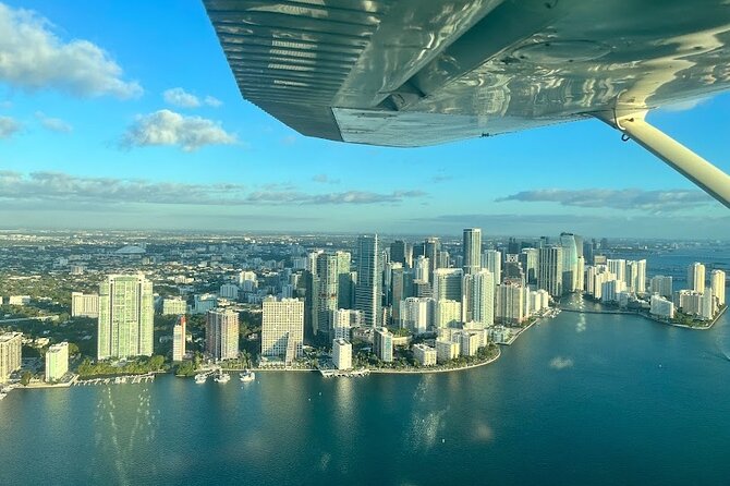 Miami Beach: Luxury Plane Tour with Free Champagne - The aerial route over Miami: what you’ll see and why the order matters