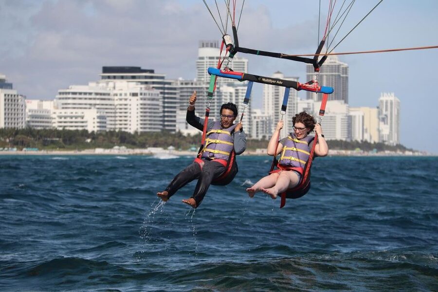 Miami Beach: Parasailing Boat Tour in South Beach - The Descent, Optional Water Touch, and Getting Back Calm