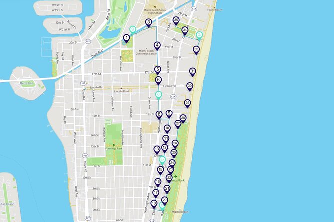 Miami Beach Smartphone Audio Walking Tour - Price and time: value for a self-guided day