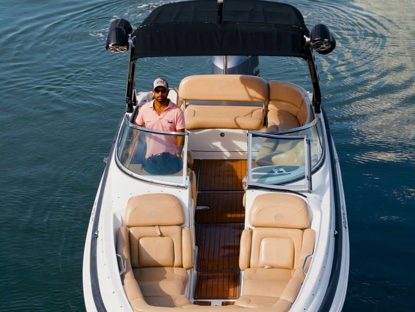 Miami Beach: Spectacular Sandbar & Skyline Boat Tour - Wildlife Moments: Dolphins and Manatees Without Forcing It