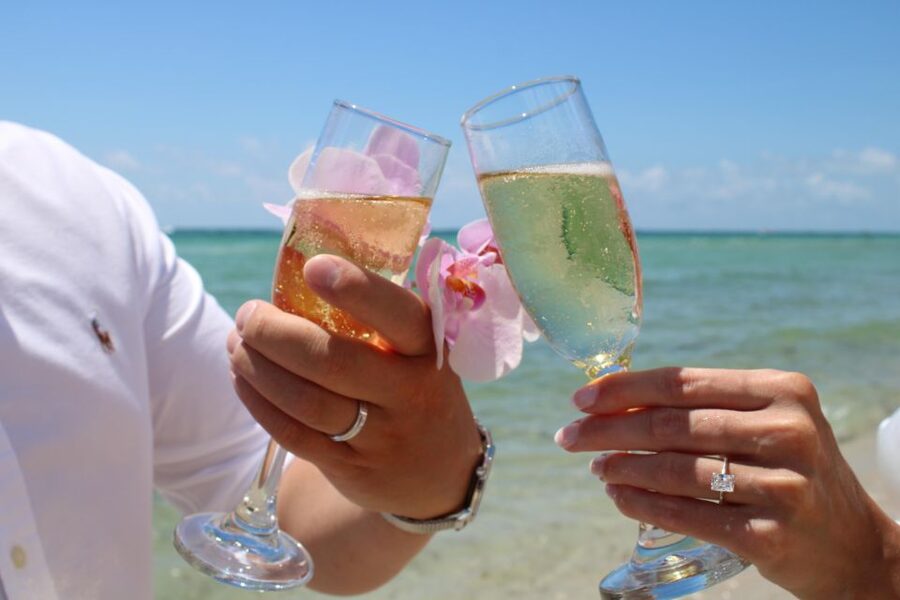Miami: Beach Wedding or Renewal of Vows - Photos, Roses, and Champagne: The Moments You’ll Remember Later