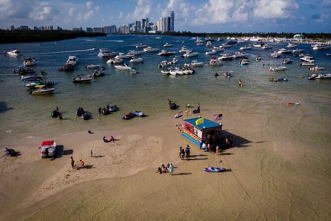 Miami Biscayne Bay Boat Tour with Sandbar Experience. - Indian Creek Island and the Billionaire’s Bunker: Celebrity Waterfront Views