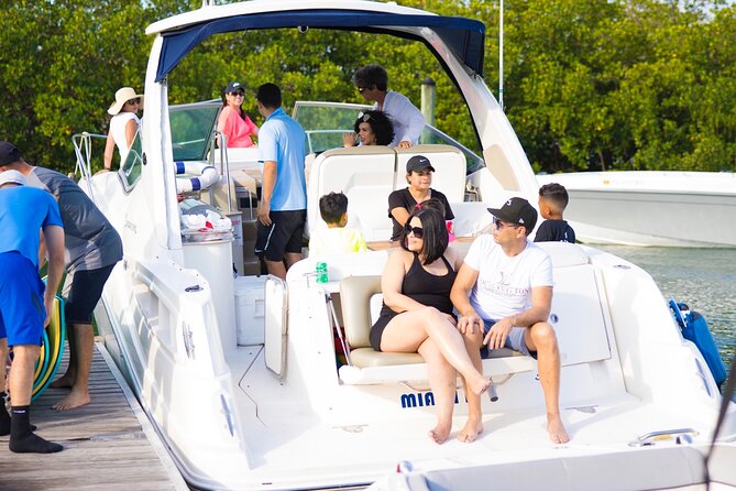 Miami Boat Rental: Fun & Affordable! Day or Night Celebration - Comfort, seating, and photo time: don’t assume size