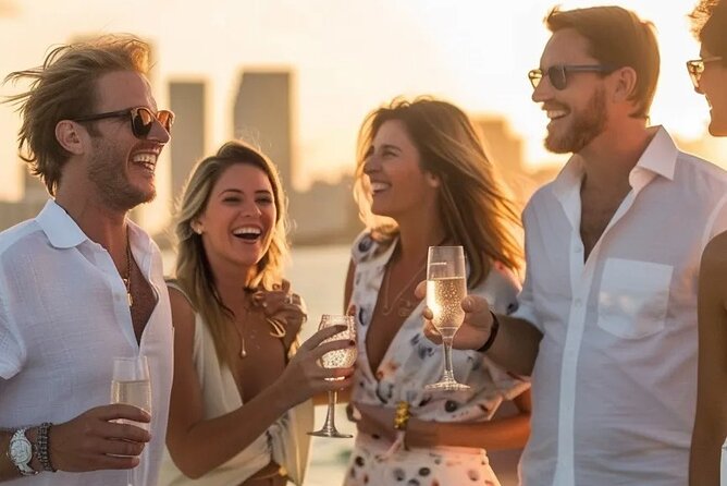 Miami Cityscape Boat Tour – Waterfront Views on Biscayne Bay - Port of Miami passes: cruise ships and cargo in one sweep