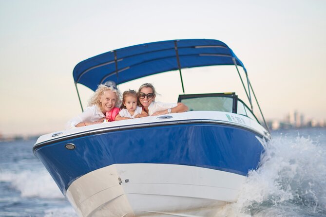 Miami Express Private Boat a 1- Hour Luxury Experience - The Boat Experience: Monterey M225, outdoor seating, and comfort