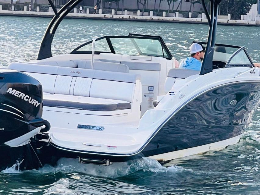Miami: Guided Boat Tour with Champagne - The boat setup: champagne vibes, Bluetooth control, and real comfort