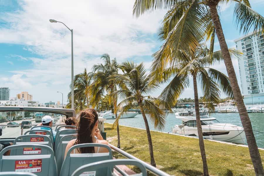 Miami: Hop-on Hop-off Open-top Bus Tour and Optional Cruise - Route Basics: How the Nine Stops Work (and How to Beat the Heat)
