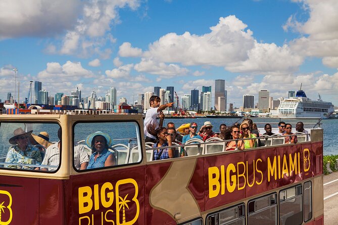 Miami: Hop-on Hop-off Tour + Cruise & Free 1-Hour Bike Rental - Optional Cruise and Night Tour: Add Water and After-Dark Stories