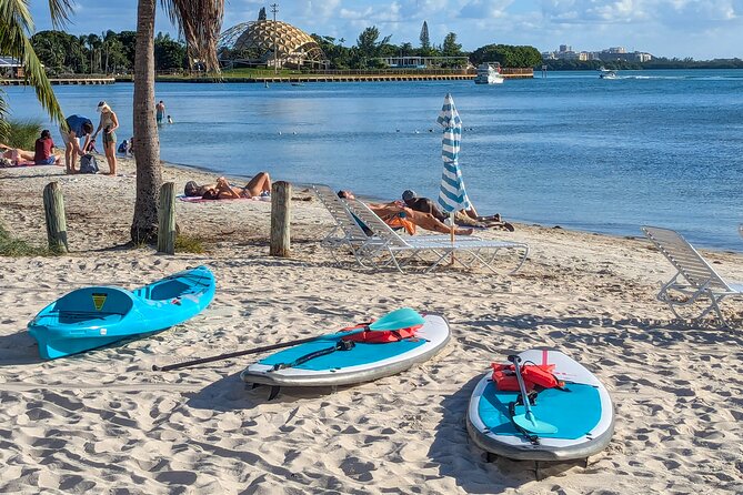 Miami Kayak and Paddleboard Rentals on Biscayne Bay - The Rickenbacker Causeway Starting Point: Easy to Find, Surprisingly Calm