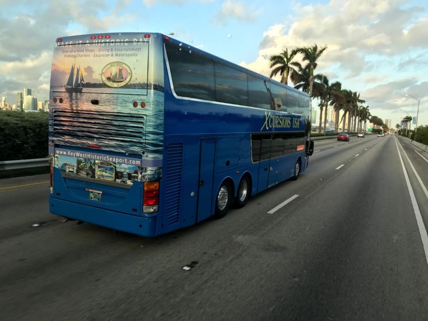 Miami & Key West: One-Way Transfer by Motor Coach Bus - Key points to know before you go